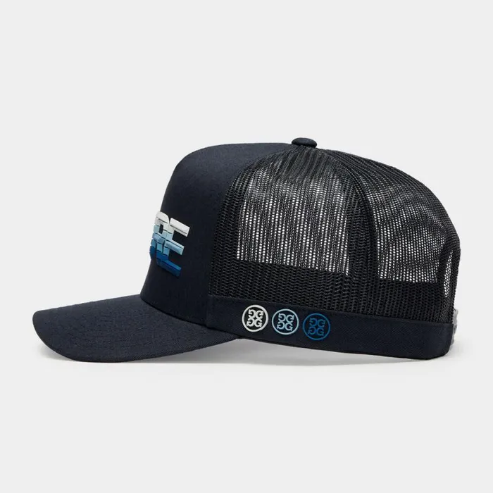 GFORE Hats MenWomen 3D OMBR GFORE COTTON TWILL TRUCKER HAT Ink
