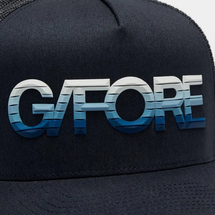 GFORE Hats MenWomen 3D OMBR GFORE COTTON TWILL TRUCKER HAT Ink