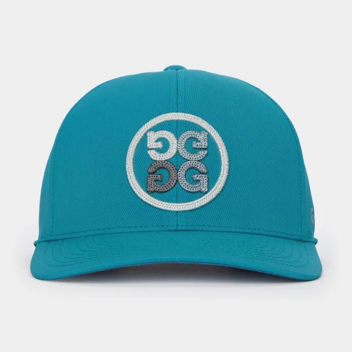GFORE Hats MenWomen CIRCLE G039S STRETCH TWILL SNAPBACK HAT Petrol