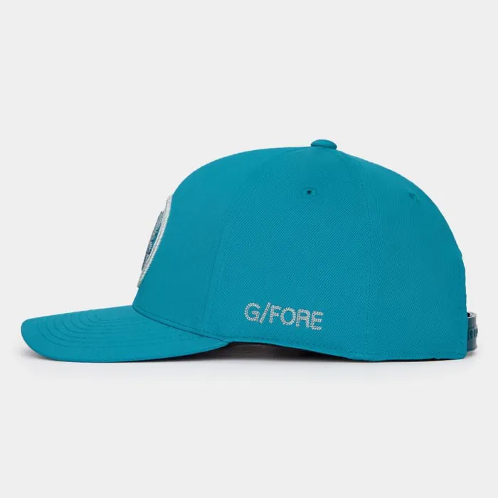 GFORE Hats MenWomen CIRCLE G039S STRETCH TWILL SNAPBACK HAT Petrol