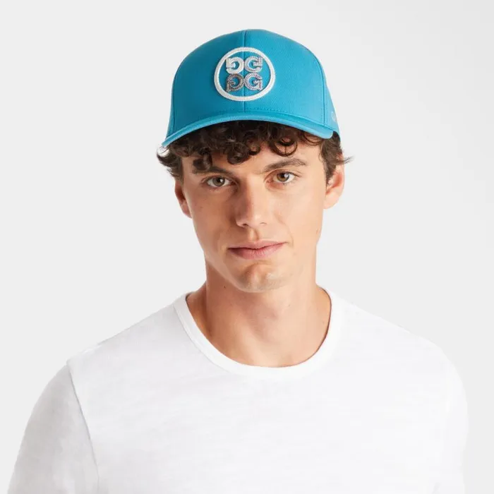 GFORE Hats MenWomen CIRCLE G039S STRETCH TWILL SNAPBACK HAT Petrol