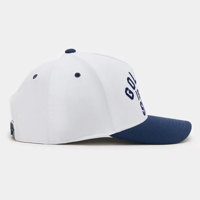 GFORE Hats MenWomen GOLFING IS THE SHT STRETCH TWILL SNAPBACK HAT Snow