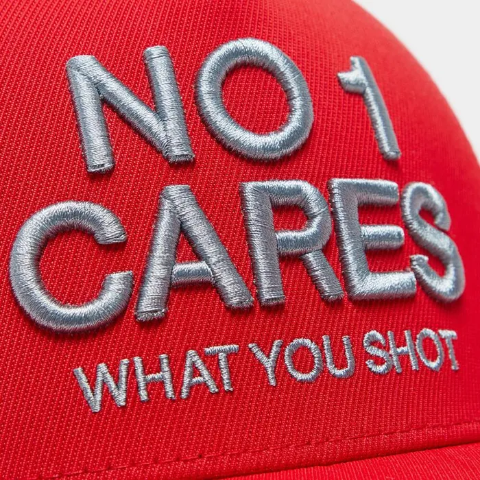 GFORE Hats MenWomen NO 1 CARES STRETCH TWILL SNAPBACK HAT Poppy