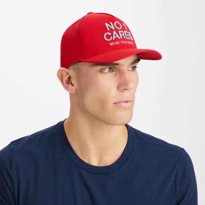 GFORE Hats MenWomen NO 1 CARES STRETCH TWILL SNAPBACK HAT Poppy