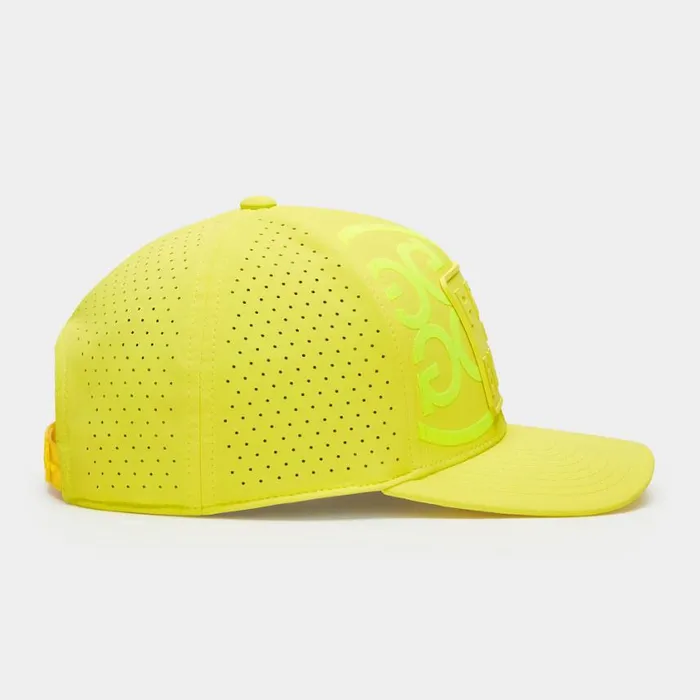 GFORE Hats MenWomen PRAY FOR BIRDIES PERFORATED FEATHERWEIGHT TECH SNAPBACK HAT Solar