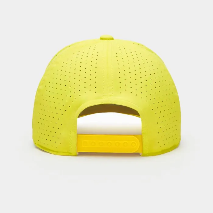 GFORE Hats MenWomen PRAY FOR BIRDIES PERFORATED FEATHERWEIGHT TECH SNAPBACK HAT Solar