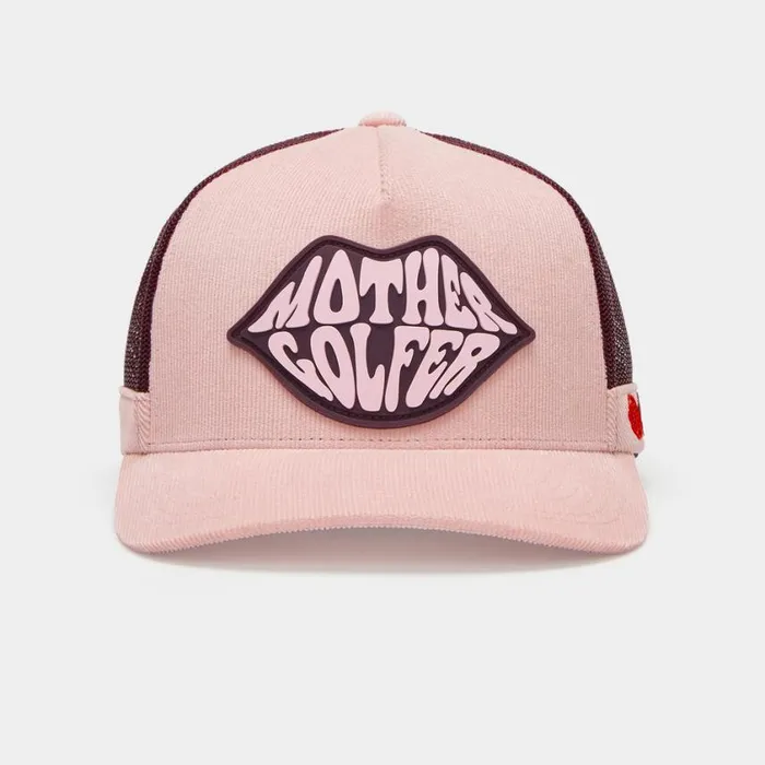 GFORE Hats Women MOTHER GOLFER COTTON CORDUROY TRUCKER HAT Amour GFORE Hats Women MOTHER GOLFER COTTON CORDUROY TRUCKER HAT Amour