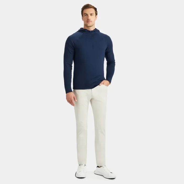 GFORE Hoodies and Tees Men HOODED LUXE QUARTER ZIP MID LAYER Twilight GFORE Hoodies and Tees Men HOODED LUXE QUARTER ZIP MID LAYER Twilight