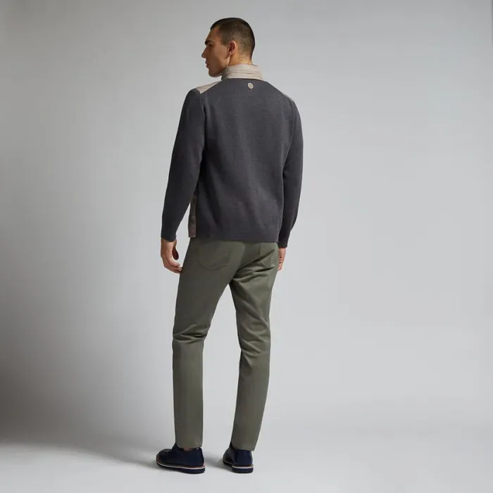 GFORE Outerwear Men NYLON HYBRID SWEATER JACKET Dune