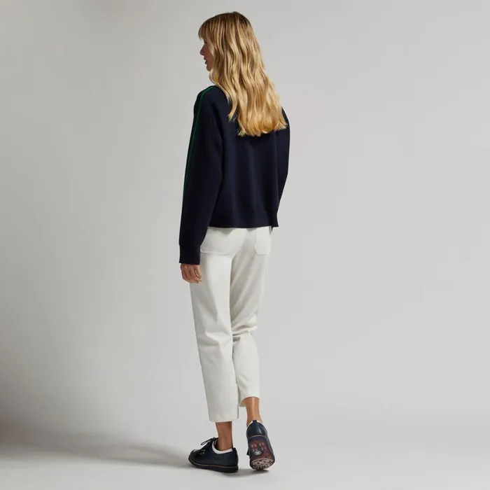 GFORE Pants and Shorts Women COTTON TWILL HIGH RISE STRAIGHT TAPERED LEG TROUSER Snow