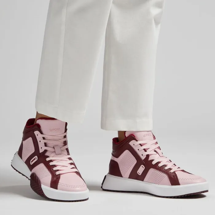 GFORE Street Shoes Women G112 LEATHER MIDTOP STREET SHOE Cabernetblush GFORE Street Shoes Women G112 LEATHER MIDTOP STREET SHOE Cabernetblush