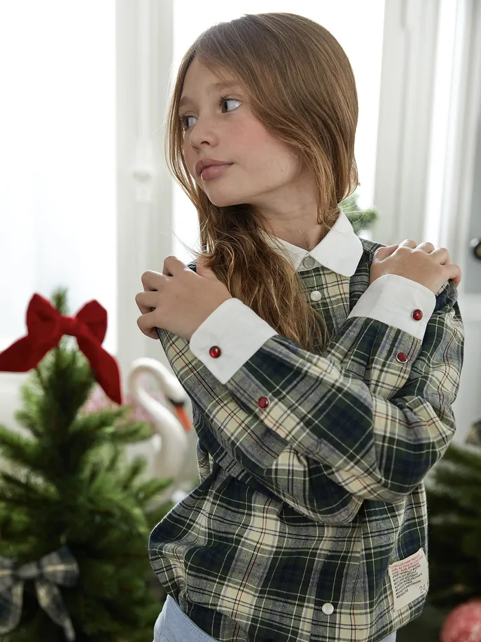 Girls Cyrillus Clothing Children039s Camille Shirt For Him And For Her 8211 Christmas In Constance039s Wonderland