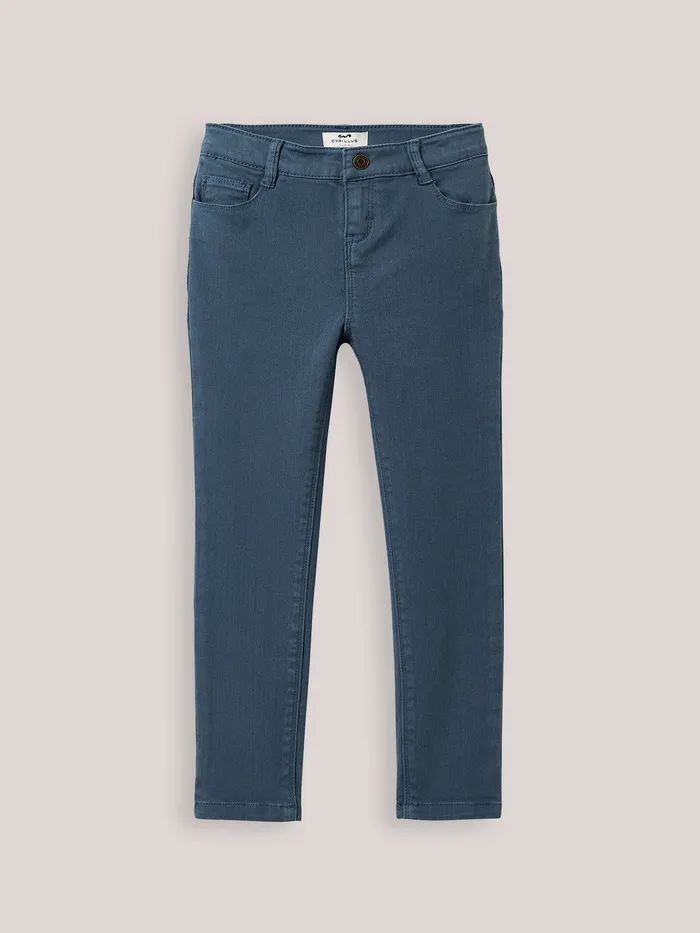 Girls Cyrillus Clothing SlimFit Colored Trousers Gris Orage