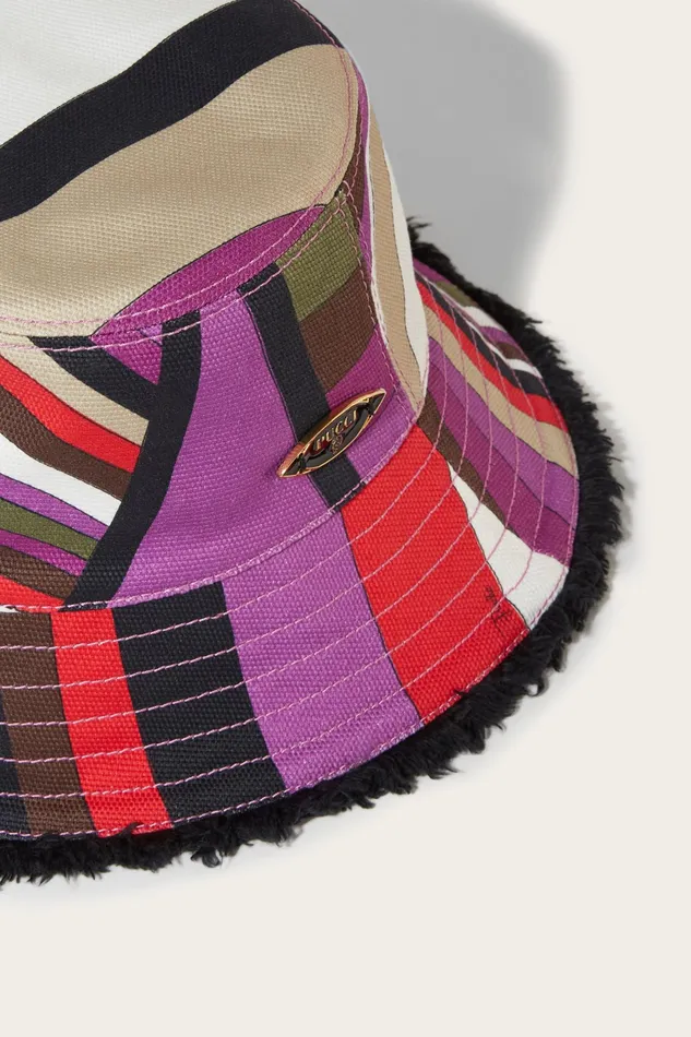 Hats And Hair Accessories Women PUCCI IridePrint Bucket Hat