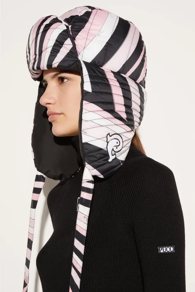 Hats And Hair Accessories Women PUCCI IridePrint Chapka Hat