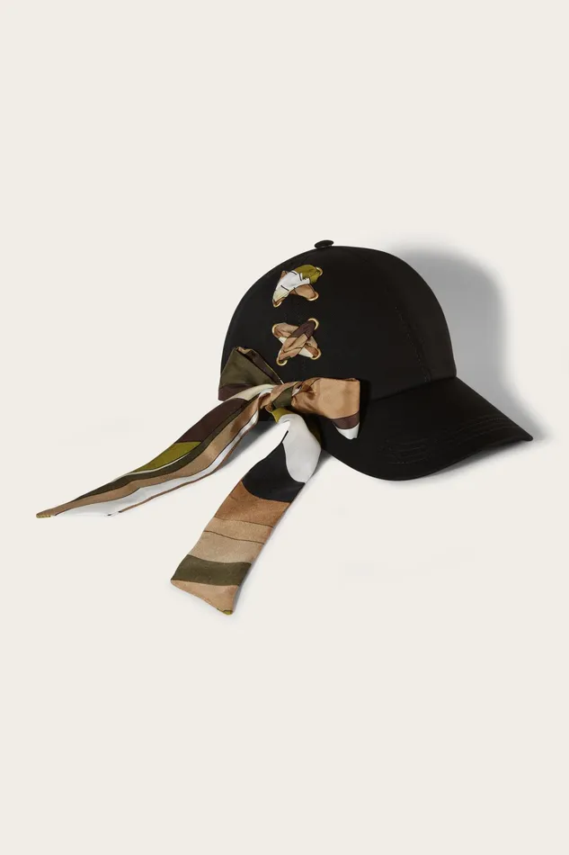 Hats And Hair Accessories Women PUCCI IridePrint Cotton Cap