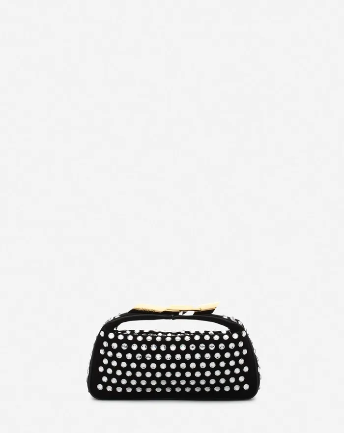Haute Squence Leather Clutch Bag With Rhinestones Black Women Lanvin Mini Bags and Clutches Haute Squence Leather Clutch Bag With Rhinestones Black Women Lanvin Mini Bags and Clutches