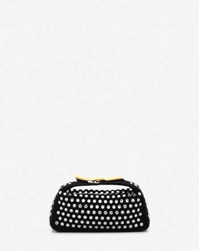 Haute Squence Leather Clutch Bag With Rhinestones Black Women Lanvin Mini Bags and Clutches Haute Squence Leather Clutch Bag With Rhinestones Black Women Lanvin Mini Bags and Clutches