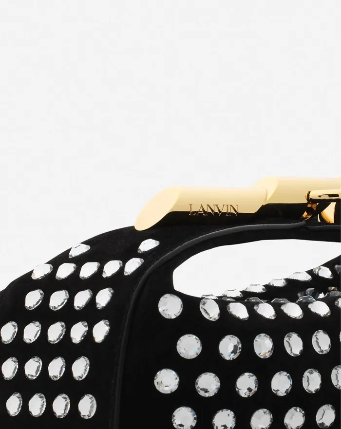 Haute Squence Leather Clutch Bag With Rhinestones Black Women Lanvin Mini Bags and Clutches Haute Squence Leather Clutch Bag With Rhinestones Black Women Lanvin Mini Bags and Clutches