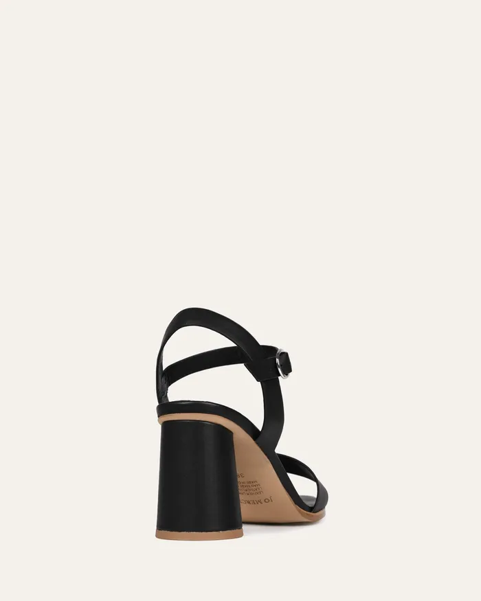 HIGH SANDALS jomercer Women Calais high heel sandals black leather