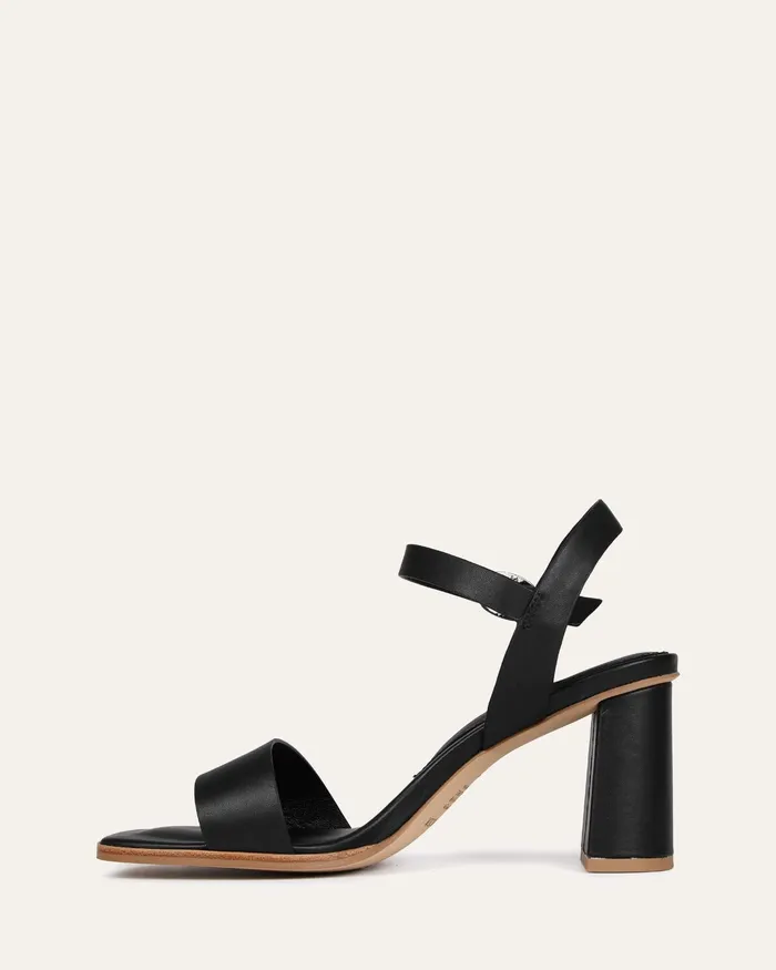HIGH SANDALS jomercer Women Calais high heel sandals black leather