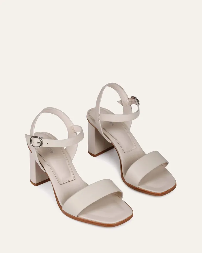 HIGH SANDALS jomercer Women Calais high heel sandals bone leather