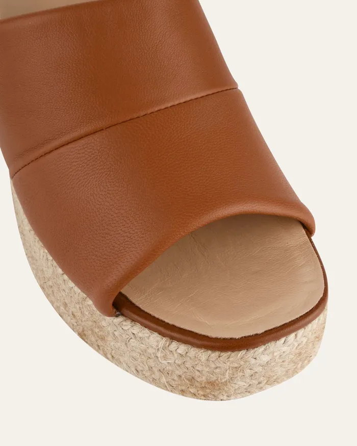 HIGH SANDALS Women jomercer Kristen high heel espadrille sandals tan leather HIGH SANDALS Women jomercer Kristen high heel espadrille sandals tan leather