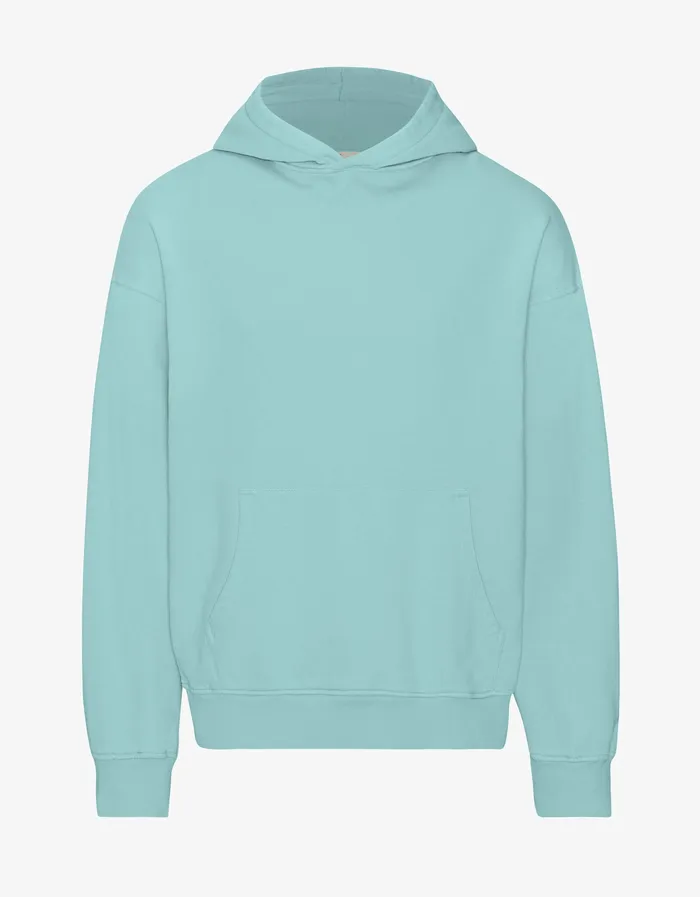 Hoodies Women Colorfulstandard Organic Oversized Hood 8211 Teal Blue
