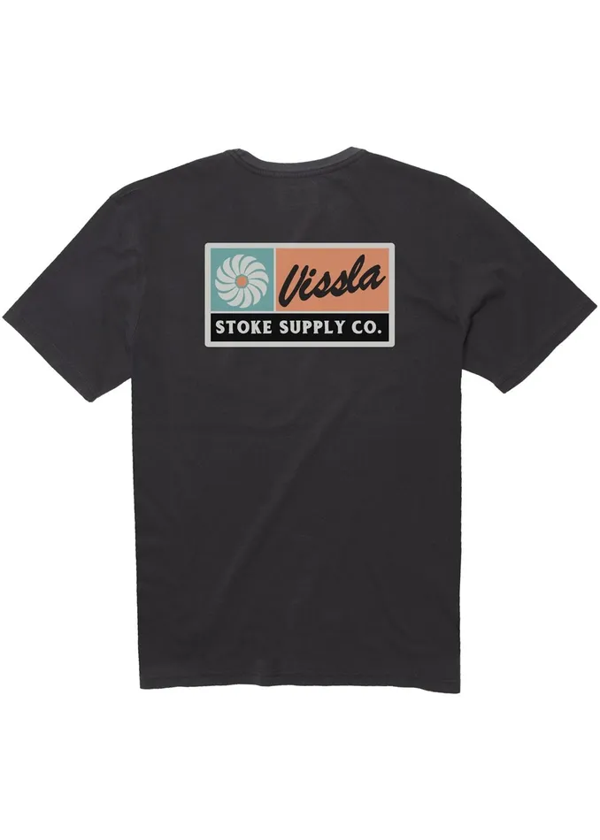 Hvac Ss Pkt Tee Phantom Men Premium Tees Vissla