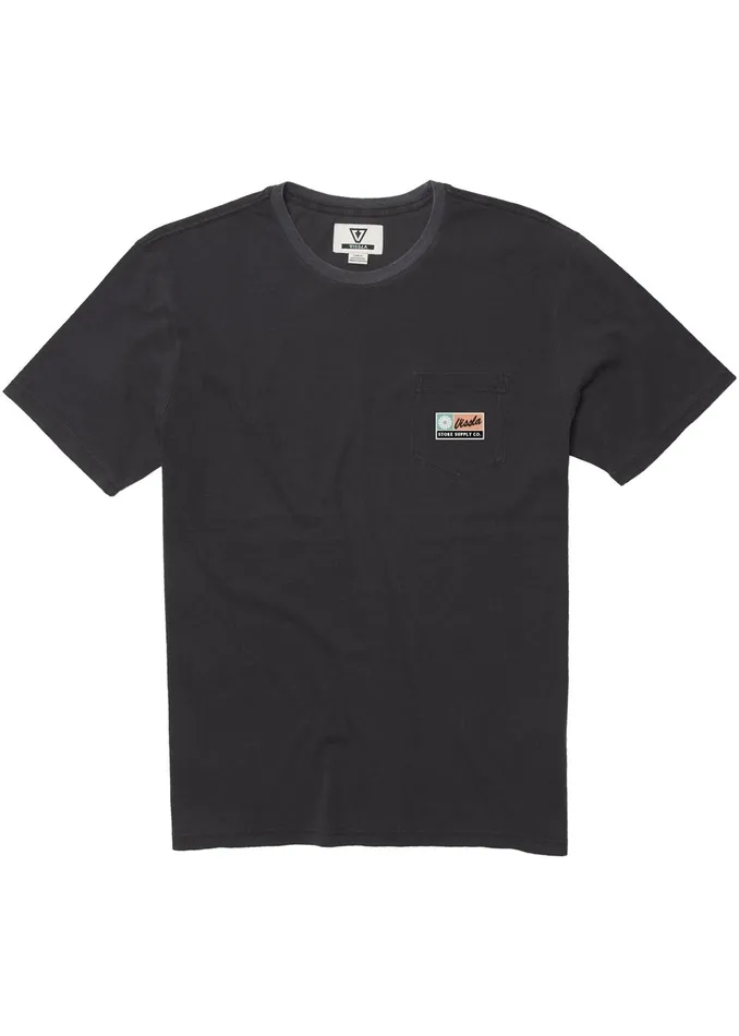 Hvac Ss Pkt Tee Phantom Men Premium Tees Vissla