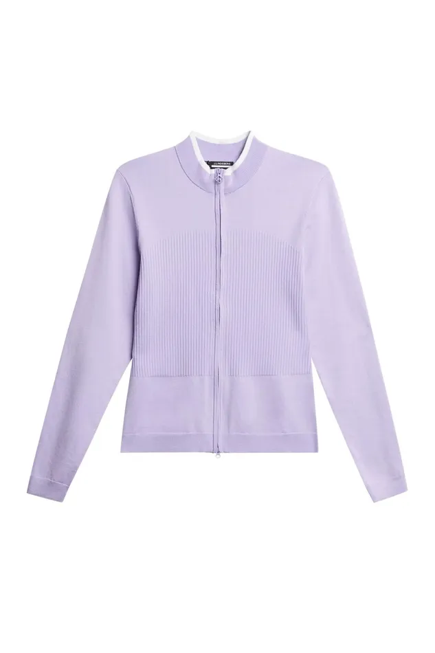 JLindeberg Anna Knitted Zip Sweater Women Knitwear
