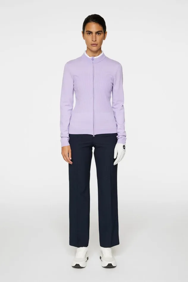 JLindeberg Anna Knitted Zip Sweater Women Knitwear