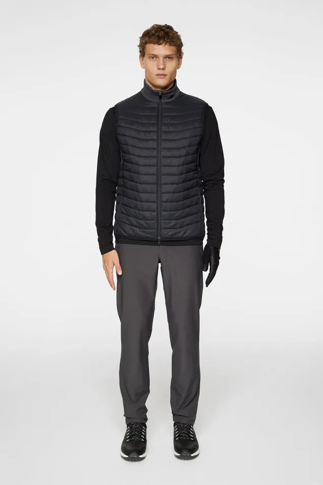 JLindeberg Holden Quilt Hybrid Vest Men Vests