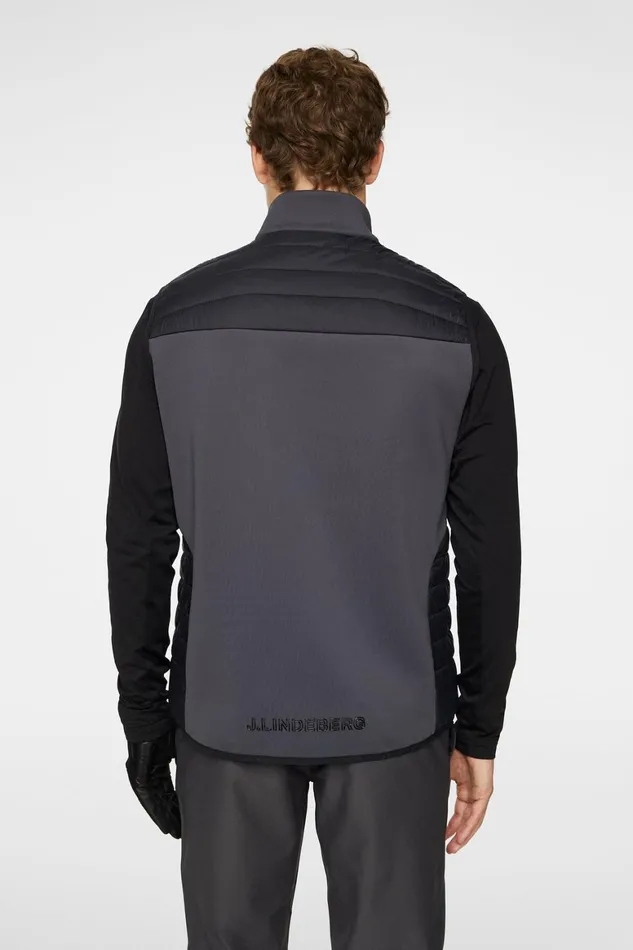 JLindeberg Holden Quilt Hybrid Vest Men Vests