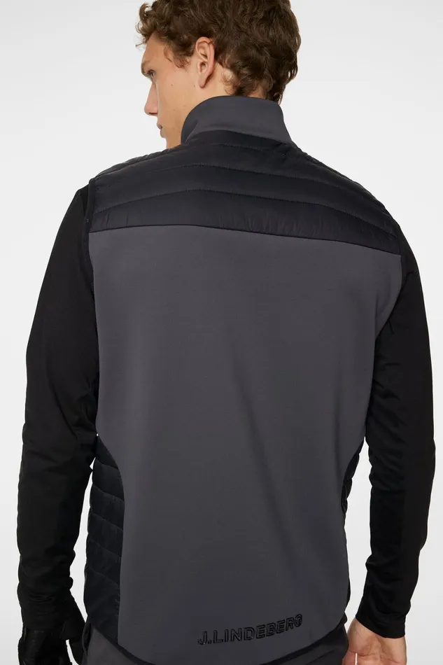 JLindeberg Holden Quilt Hybrid Vest Men Vests