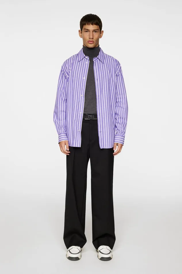 JLindeberg Howard Bold Yd Stripe Shirt Men Shirts