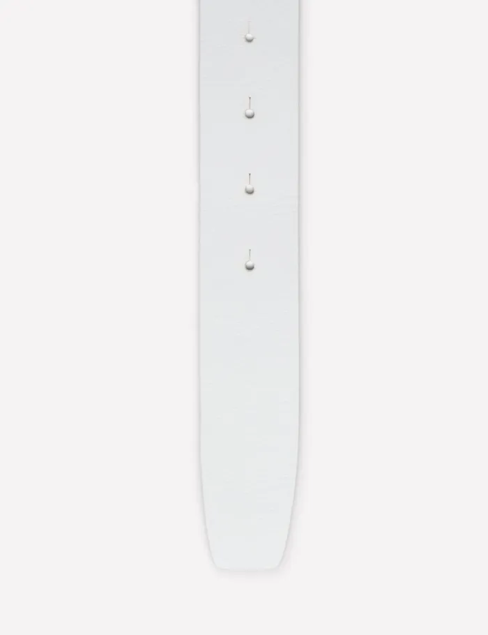 JLindeberg Slater 40 White Leather Men Golf Belts