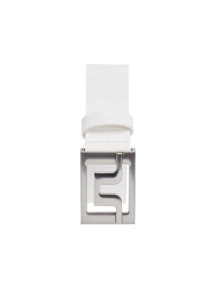 JLindeberg Slater 40 White Leather Men Golf Belts