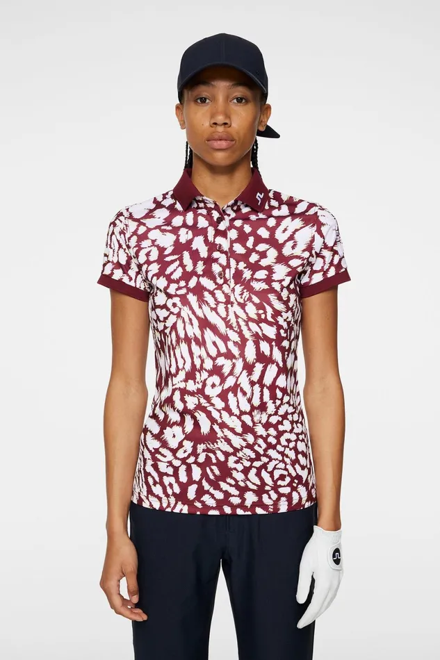 JLindeberg Tour Tech Print Polo Women Polo Shirts