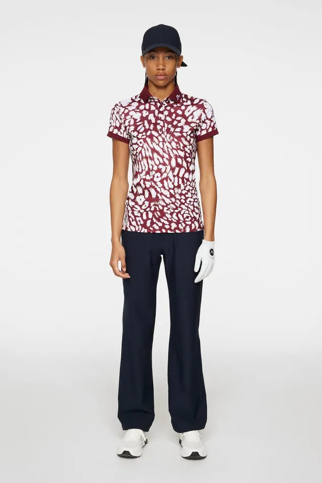 JLindeberg Tour Tech Print Polo Women Polo Shirts