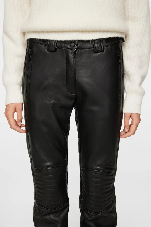 JLindeberg W Stanford Pant Leather Women Trousers