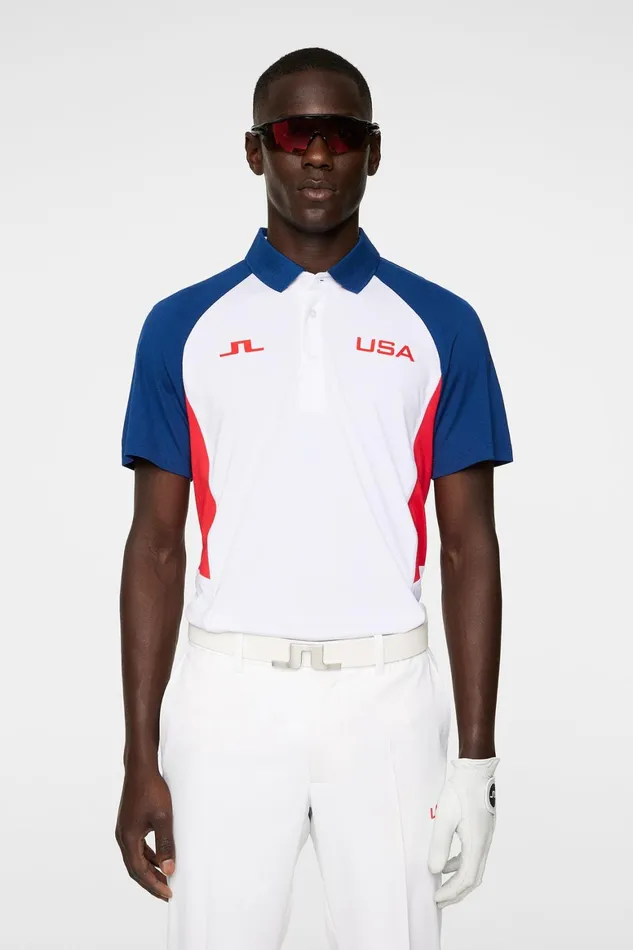 JLindeberg Yannick Color Block Polo Men Polo Shirts