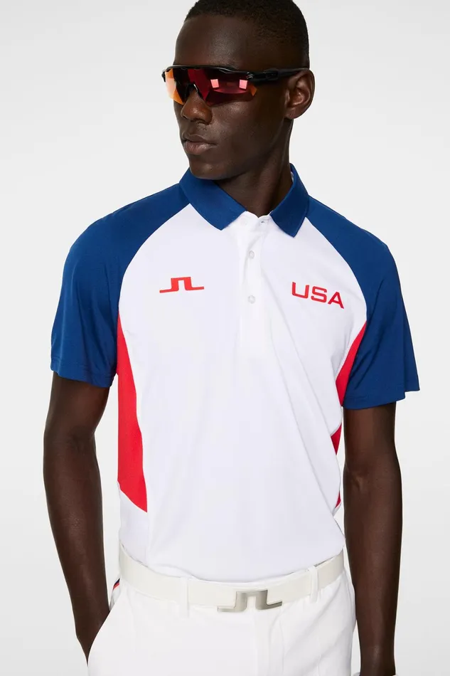 JLindeberg Yannick Color Block Polo Men Polo Shirts