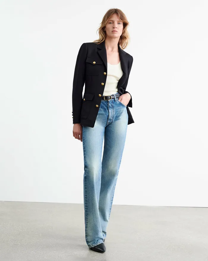 Jackets and Blazers Women NELSON JACKET Black Nili Lotan