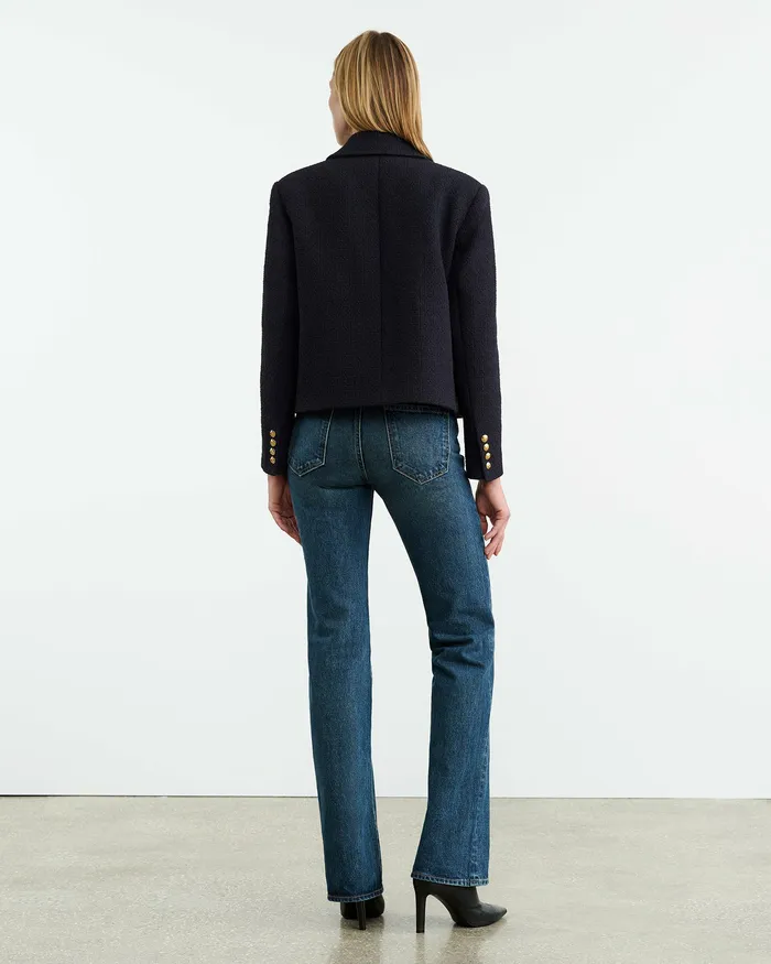 Jackets and Blazers Women Nili Lotan PAOLA JACKET Dark Navy
