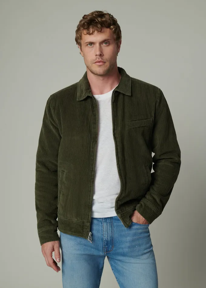 Jackets Outerwear Men Joe8217s Jeans MECHANIC CORD JACKET Dark Olive