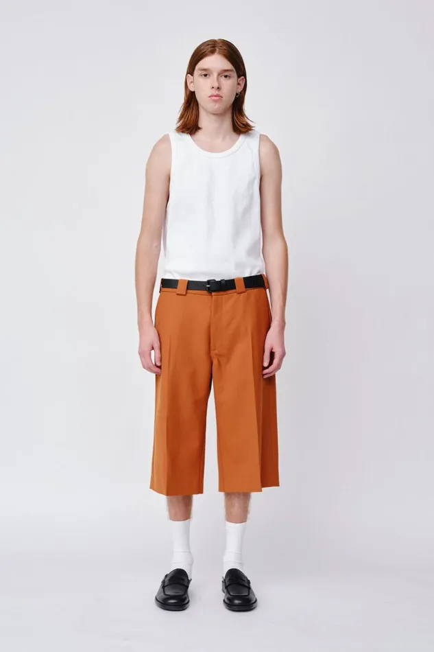 Jayden Shorts 8211 Leather Brown Men Won Hundred Shorts