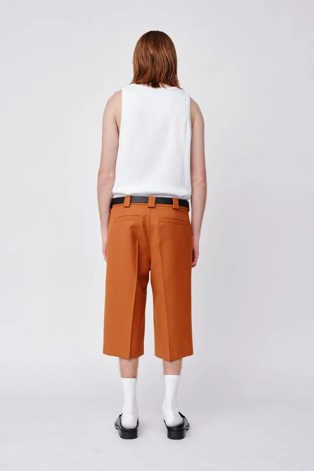 Jayden Shorts 8211 Leather Brown Men Won Hundred Shorts