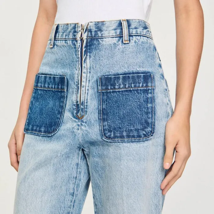 Jeans Women SANDRO Highrise Jeans Light Bu Jean