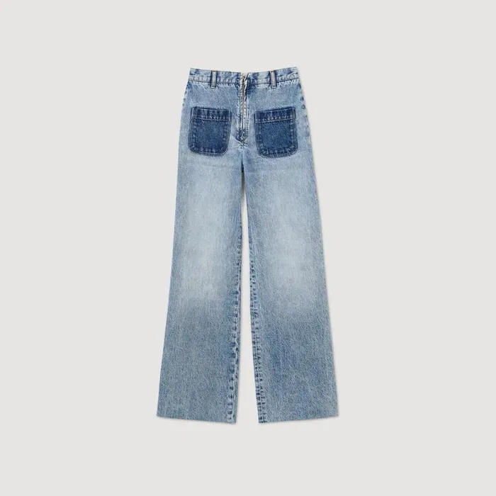 Jeans Women SANDRO Highrise Jeans Light Bu Jean